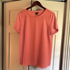 Ann Taylor Coral Short Sleeve Top